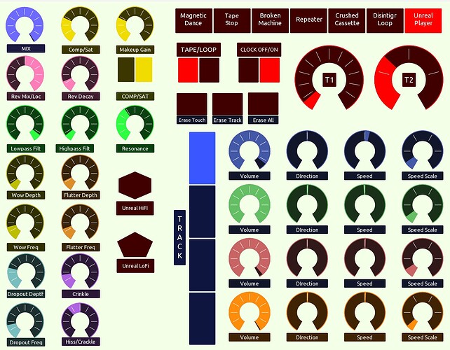 Ribbons TouchOSC refined